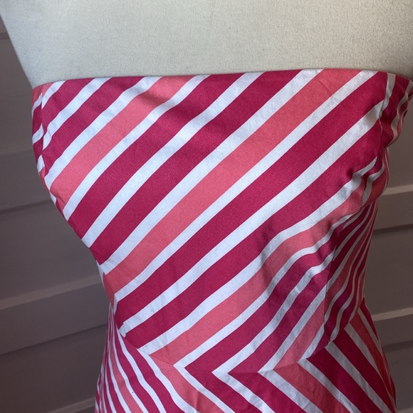 Ann Taylor Strapless Striped Dress, Size 6 - Picture 9 of 16